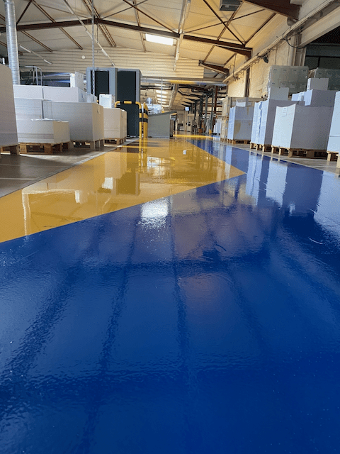 Rénovation Sol Imprimerie Logistique